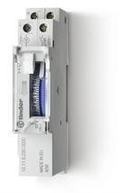 Interruttore orario finder giornaliero larghezza 17,5mm 1 contatto 16a - ac (50/60hz) 230v