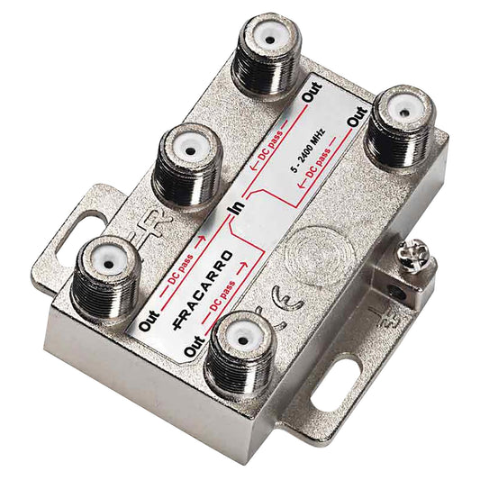 Partitore fracarro 4 vie 5-24000 mhz pa4 con connettore f schermatura in classe a