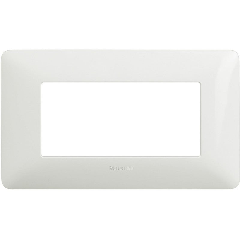 Placca 4 moduli bianca bticino matix AM4804BBN