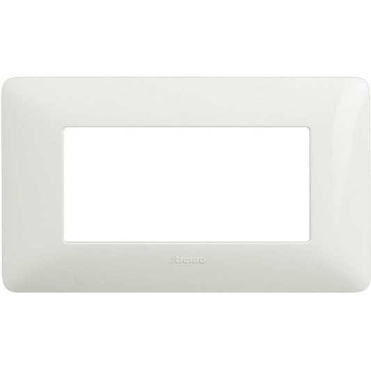 Placca 4 moduli bianca bticino matix AM4804BBN