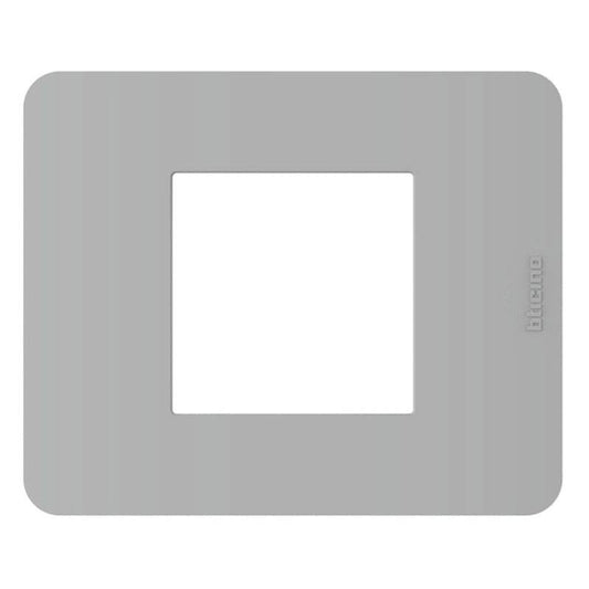 Placca BTicino MatixGo colore grigio 2 moduli JA4802JG - Elettrohub.it