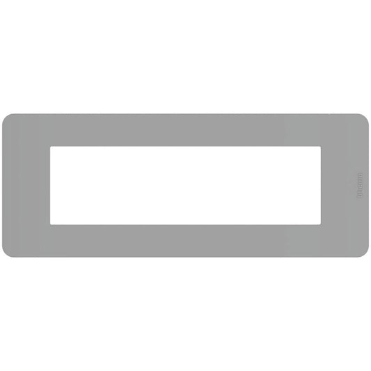 Placca BTicino MatixGo 7 moduli grigio JA4807JG - Elettrohub.it