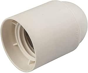 Portalampada Liscio per Lampadine E27 Colore Bianco
