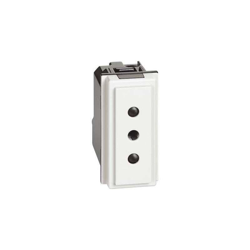 Presa bticino living now 2p+t 10a 250vac colore bianco KW4113 - Elettrohub.it