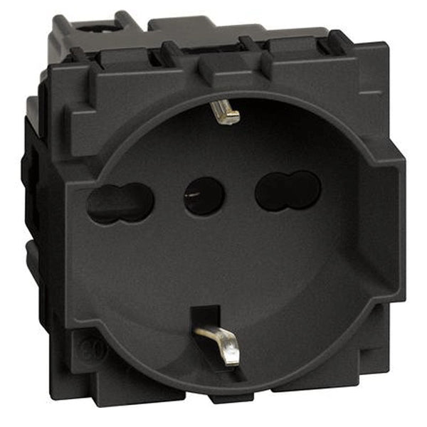 Presa universale bticino living now 10/16a colore nero KG4140A16 - Elettrohub.it