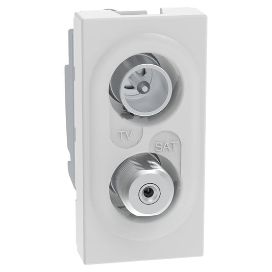 Presa tv BTicino MatixGo bianco satellite + tv - JW4214D - Elettrohub.it