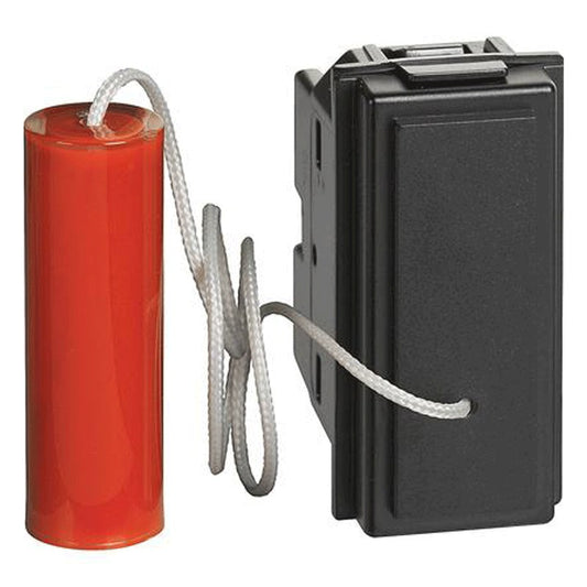 Pulsante tirante bticino living now 10a 1p colore nero KG4033