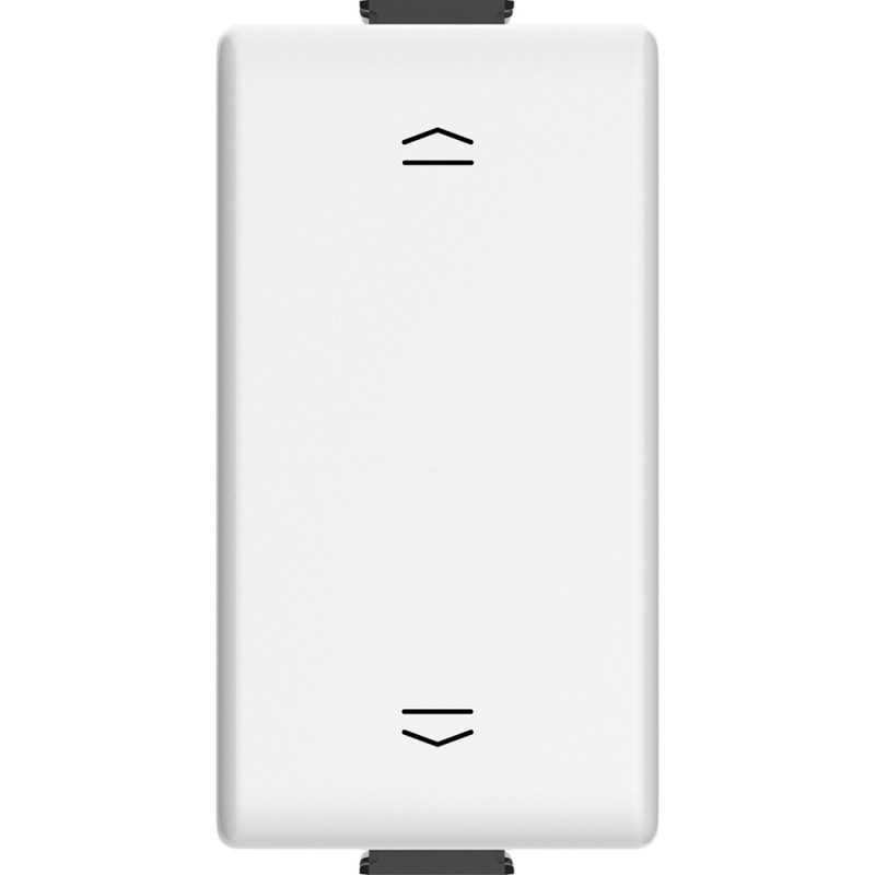 Pulsante doppio bticino matix interbloccato con frecce 10a 250 vac 1p/no + 1p/no AM5037