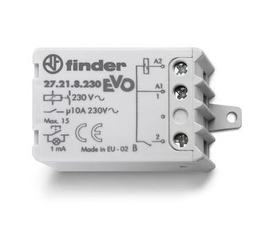 Rele' Finder ad impulsi con morsetti a bussola e limitatore della potenza bobina 1 no ac (50/60 hz)