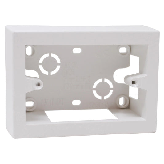 Scatola da parete sartel monoblocco 4 posti colore bianco