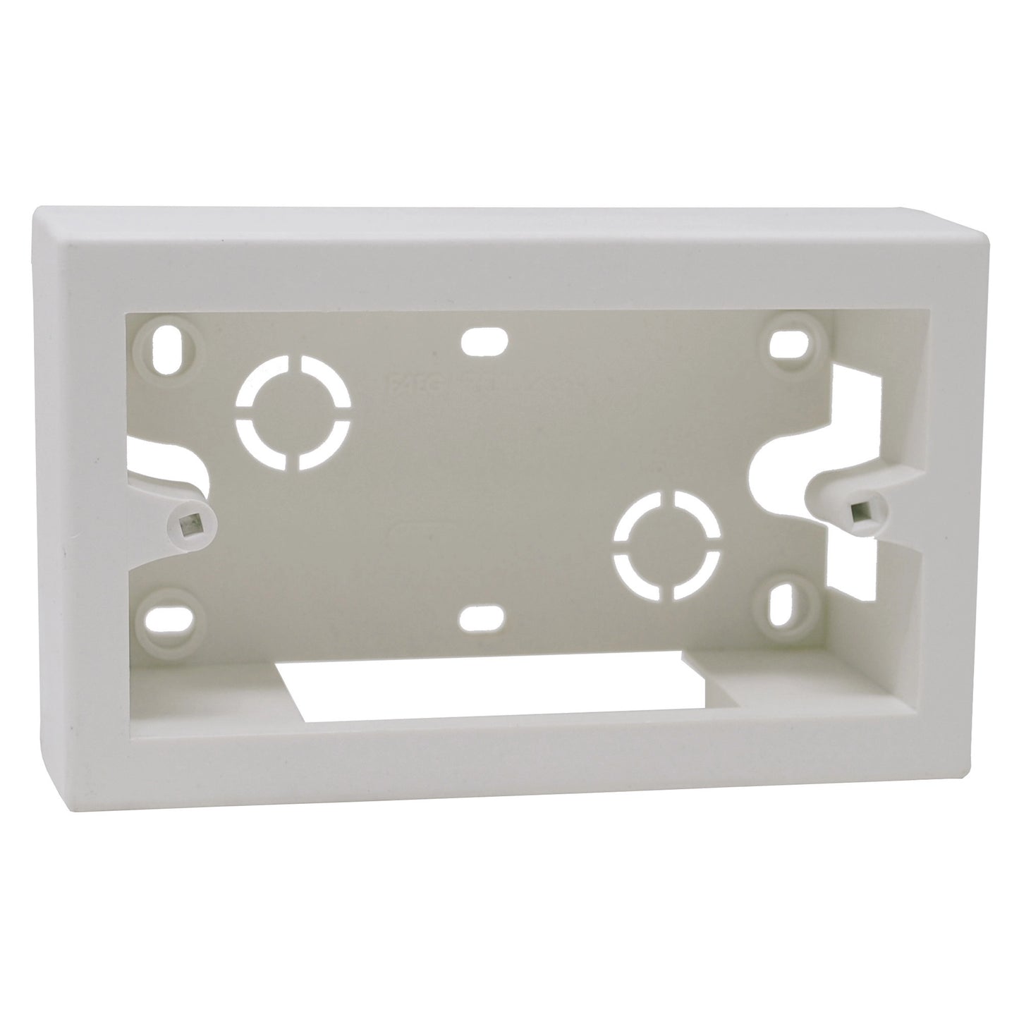 Scatola da parete sartel monoblocco 4 posti colore bianco