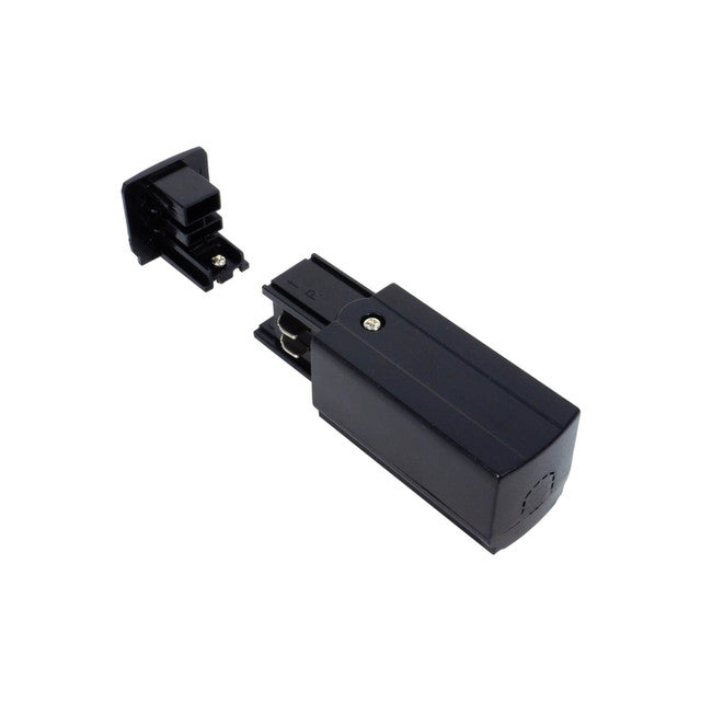 Kit Connettore di Alimentazione DX e Tappo Terminale Trifase, Nero