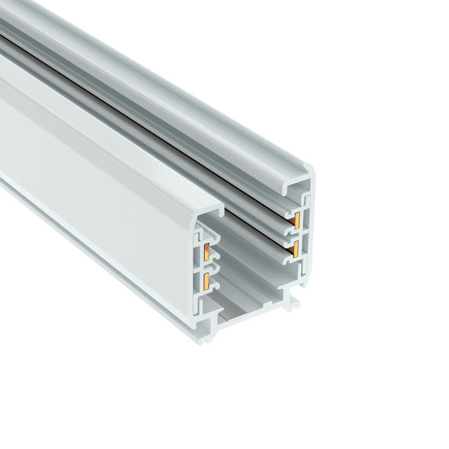 Binario Elettrificato Trifase Bianco - 1 metro