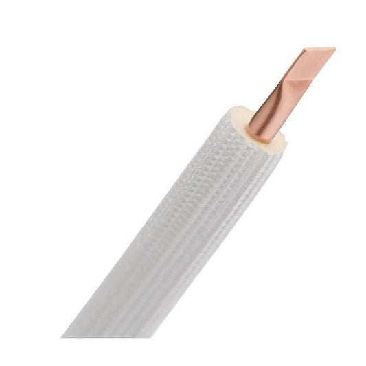 Tubo rame rivestito per condizionamento a metro dimensione 3/8"x0,8 isolato Norma UNI - Prezzo al metro