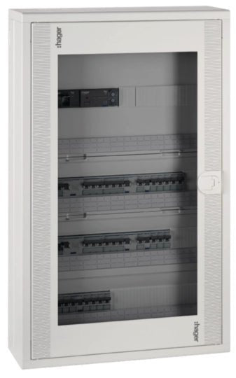 Hager VegaD Quadro da Parete Equipaggiato H900 120 Moduli – FD52LN - Elettrohub.it